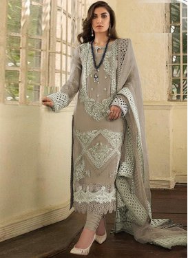 Faux Georgette Pant Style Pakistani Salwar Suit