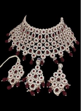 Regal Alloy Beads Work Necklace Set