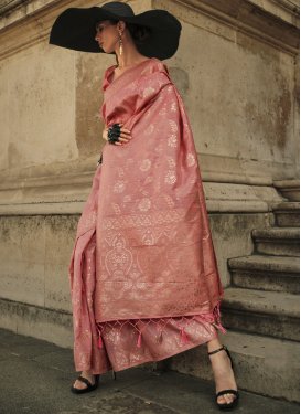 Handloom Silk Designer Traditional Saree For Festival