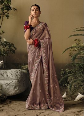 Fancy Fabric Traditional Designer Saree For Party