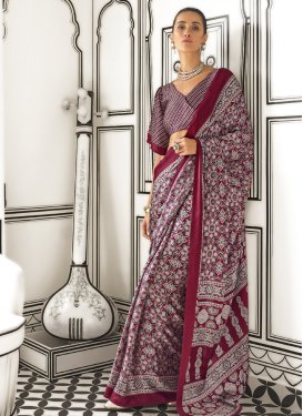 Satin Silk Traditional Designer Saree