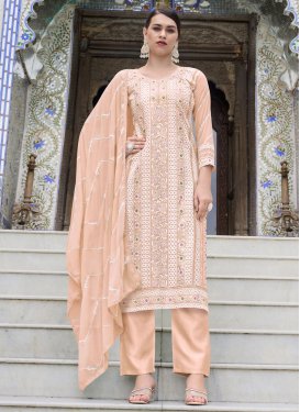 Embroidered Work Georgette Readymade Designer Suit