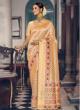 Patola Silk Woven Work Trendy Classic Saree