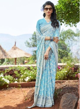 Contemporary Style Saree For Casual