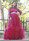 Net Embroidered Work Readymade Designer Gown - 2