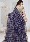 Faux Georgette Beads Work Classic Saree - 2