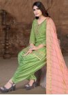 Chanderi Silk Trendy Patiala Salwar Kameez - 2