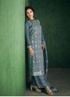 Viscose Palazzo Style Pakistani Salwar Suit For Festival - 1