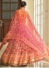 Maslin Silk Bandhej Print Work Readymade Designer Gown - 3