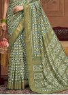 Tussar Silk Traditional Designer Saree For Ceremonial - 2