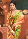 Woven Work Traditional Designer Saree For Party - 2