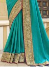 Vichitra Silk Traditional Designer Saree - 3
