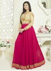 Ayesha Takia Cream and Rose Pink Embroidered Work Salwar suit - 2