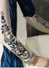 Modern Embroidered Work Faux Georgette Long Length Anarkali Salwar Suit For Festival - 1