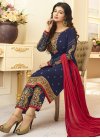 Ayesha Takia Faux Georgette Pant Style Straight Salwar Suit - 1