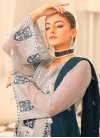Embroidered Work Palazzo Style Pakistani Salwar Suit For Ceremonial - 1
