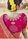 Precious Satin Silk Lace Work Traditional Saree - 1