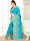 Embroidered Work  Contemporary Saree - 1