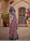Digital Print Work Silk Blend Designer Traditional Saree - 1