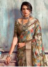 Tussar Silk Designer Contemporary Style Saree - 2