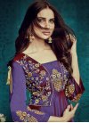 Tafeta Silk Embroidered Work Readymade Classic Gown - 1