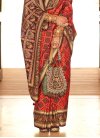 Silk Blend Designer Contemporary Saree For Festival - 2