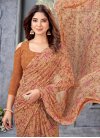 Faux Georgette Trendy Classic Saree For Casual - 3