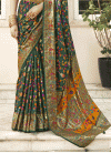 Woven Work Tussar Silk Designer Contemporary Saree - 2