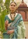 Green and Mint Green Designer Contemporary Style Saree - 2