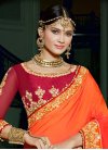 Praiseworthy  Beads Work Half N Half Trendy Saree For Bridal - 1