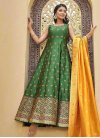 Woven Work Readymade Classic Gown - 4