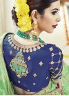 Sunshine Satin Silk Embroidered Work Traditional Saree - 1