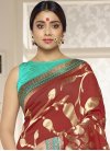 Lace Work Traditional Saree For Ceremonial - 1