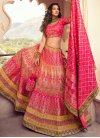 Peach and Rose Pink Trendy Designer Lehenga Choli For Bridal - 1