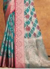 Banarasi Silk Woven Work Designer Contemporary Style Saree - 3