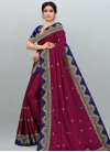 Embroidered Work Designer Contemporary Style Saree For Ceremonial - 2