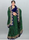 Vichitra Silk Designer Traditional Saree - 1