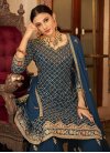 Palazzo Straight Salwar Kameez For Party - 3
