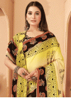 Digital Print Work Pasmina Trendy Classic Saree For Ceremonial - 1