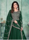Dola Silk Floor Length Anarkali Salwar Suit For Festival - 2