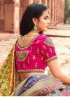 Beige and Rose Pink Banarasi Silk Trendy Designer Lehenga Choli - 3