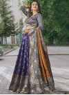 Woven Work Trendy Classic Saree For Casual - 1