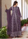Georgette Floor Length Designer Salwar Suit For Festival - 1