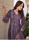 Georgette Floor Length Designer Salwar Suit For Festival - 3