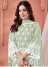 Faux Georgette Embroidered Work Pant Style Pakistani Salwar Kameez - 2