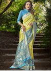 Woven Work Art Silk Designer Contemporary Style Saree - 1