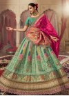 Banarasi Silk Designer A Line Lehenga Choli For Bridal - 3
