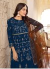 Embroidered Work Long Length Anarkali Salwar Suit - 3