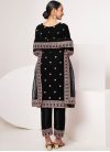 Embroidered Work Pant Style Designer Salwar Suit - 1