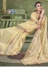Fancy Fabric Sequins Work Trendy Classic Saree - 4